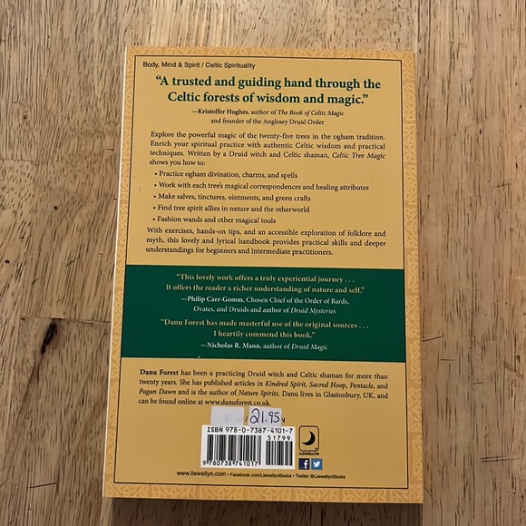 Celtic Tree Magic Ogham Lore and Druid mysteries by Danu Forest - Picture 2 of 8